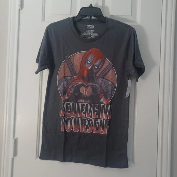 Spiderman Tops - NEW Marvel Spiderman Believe In Yourself Tee Sz S